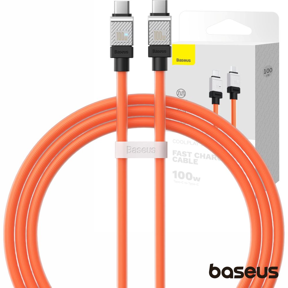 Cabo Usb-C Macho P/ Usb-C Macho 100W Pd 1M Coolplay Baseus - Tauu.pt