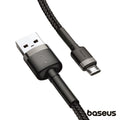 Cabo Usb-A Macho P/ Microusb Macho 3M Cafule Baseus - Tauu,pt