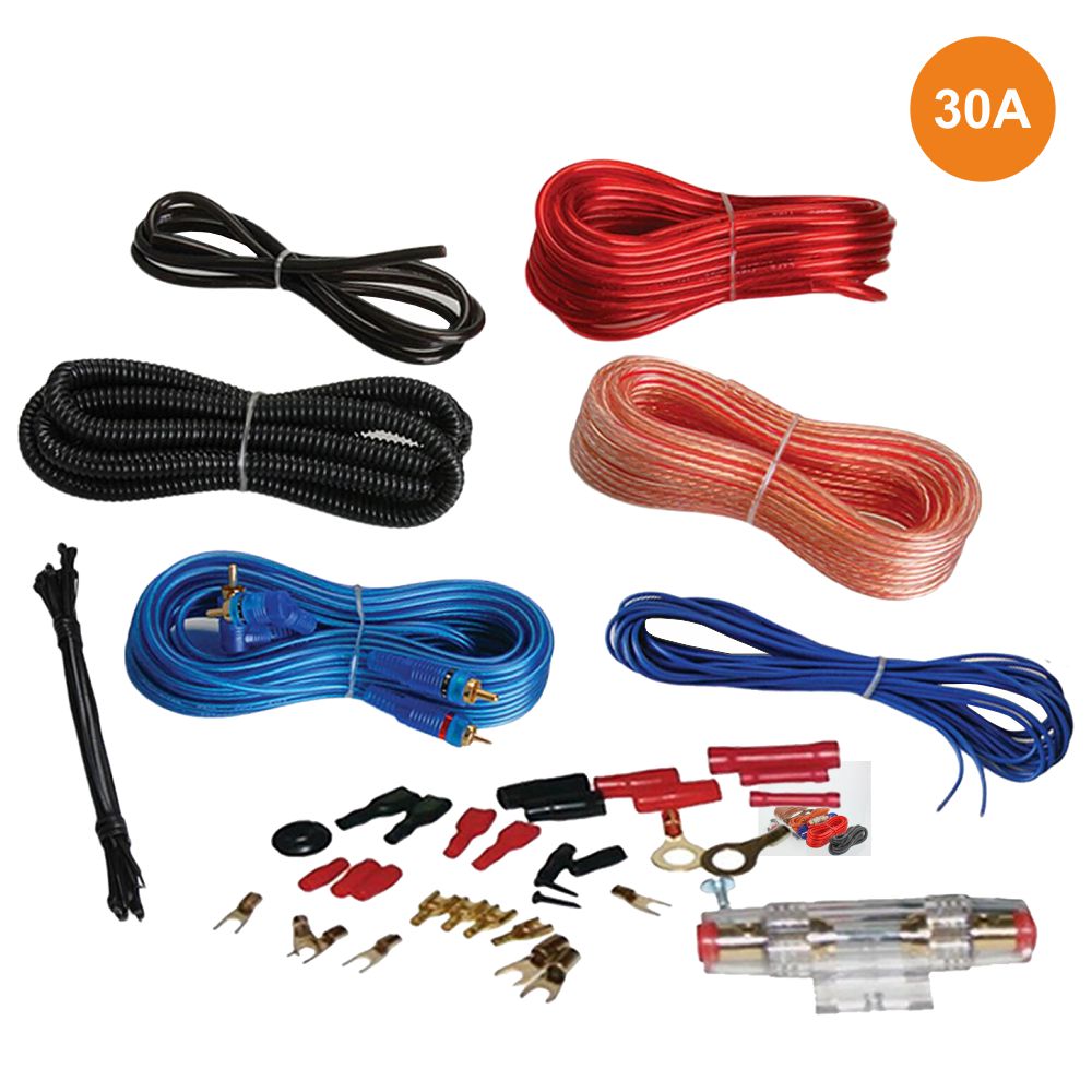 Kit De Cabos Completo P/ Amplificador/Colunas 30A - Tauu.pt