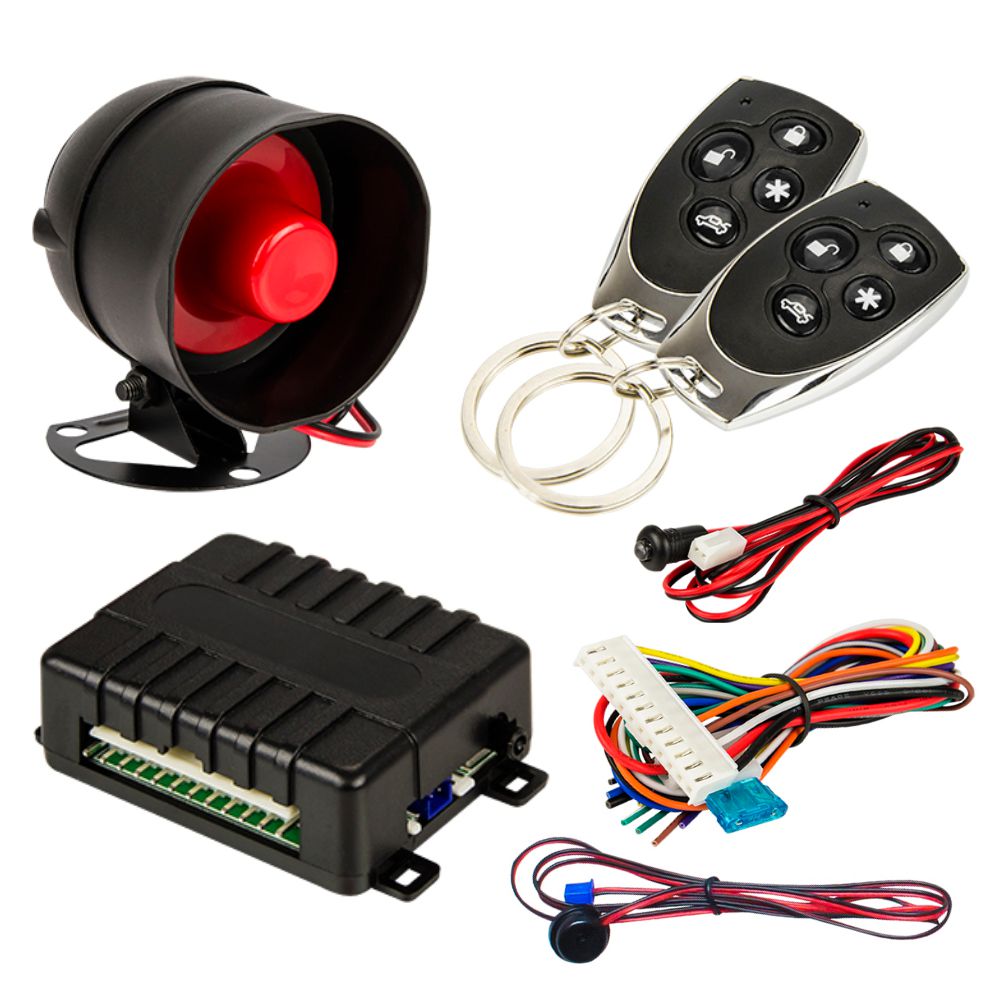 Sistema De Alarme Automóvel 130Db C/ 2 Comandos 3 Canais - Tauu.pt