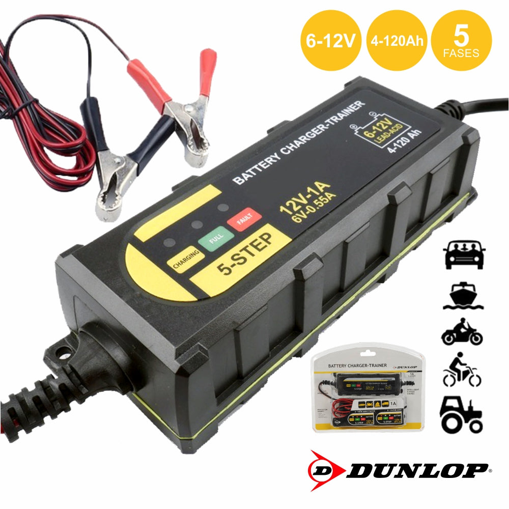 Carregador De Baterias 6-12V 4-120A Dunlop - Tauu,pt