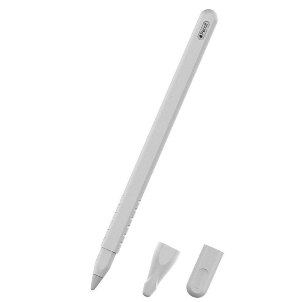 Capa Silicone Branca P/ Caneta Apple Pencil 2 - Tauu.pt