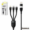 Cabo Usb-A/C Macho/Microusb/Usb-C/Lightning 1.2M 100W Baseus - Tauu.pt