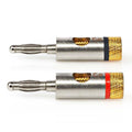 Conjunto 2 Fichas Banana 3Mm Dourada Preta E Vermelha Nedis - Tauu,pt