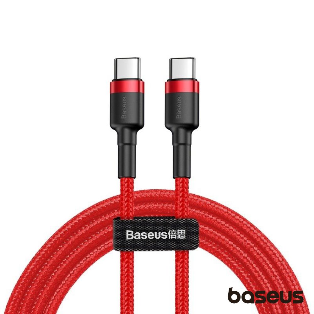 Cabo Usb-C Macho P/ Usb-C Pd Qc 2M 60W Cafule Baseus - Tauu.pt