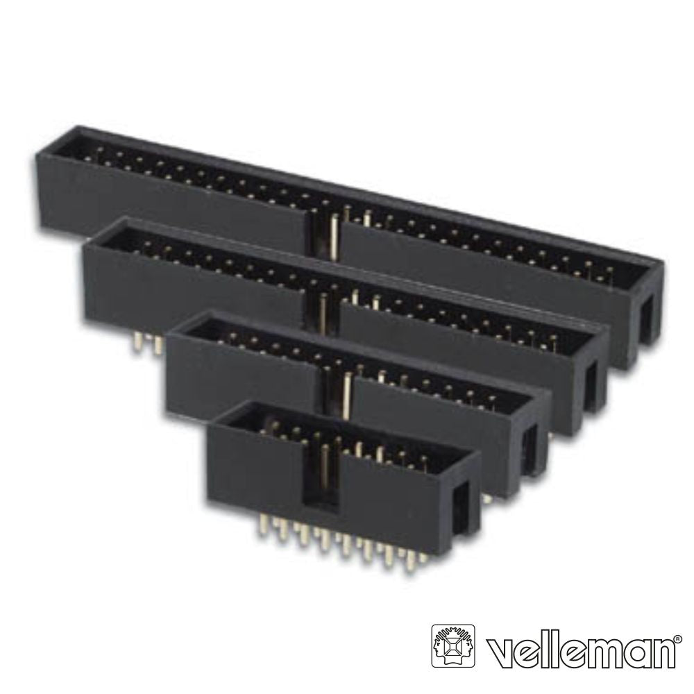 Ficha Conectora Macho P/ Ci Recto 2,54Mm 26P Velleman - Tauu,pt