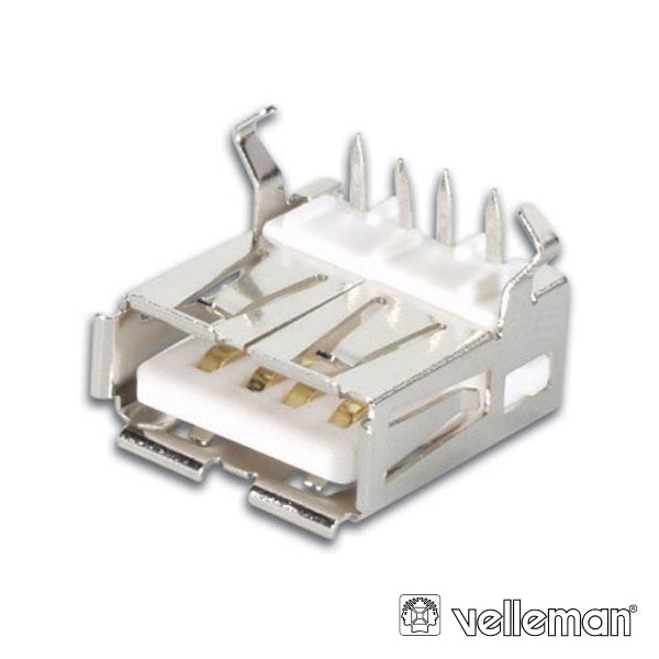 Ficha Usb-A Fêmea 90º Simples P/ Ci - Tauu,pt