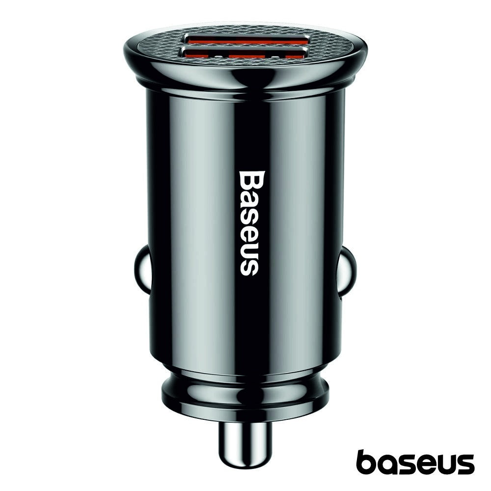 Adaptador Isqueiro Quick Charge3.0 2Usb 12-24V 5A Baseus - Tauu.pt