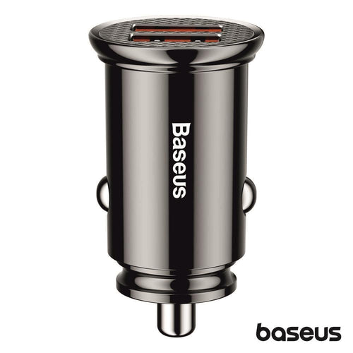 Adaptador Isqueiro Quick Charge3.0 2Usb 12-24V 5A Baseus - Tauu.pt