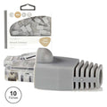 Ficha Rj45 Modular Cat6 8P8C C/ Capa 10X - Tauu,pt