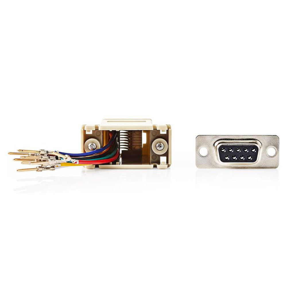 Ficha Adaptadora Rj45 / D 9P Macho - Tauu.pt