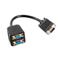 Cabo Vga Vga Macho - 2X Vga Fêmea 0,2 M Preto Nedis - Tauu,pt