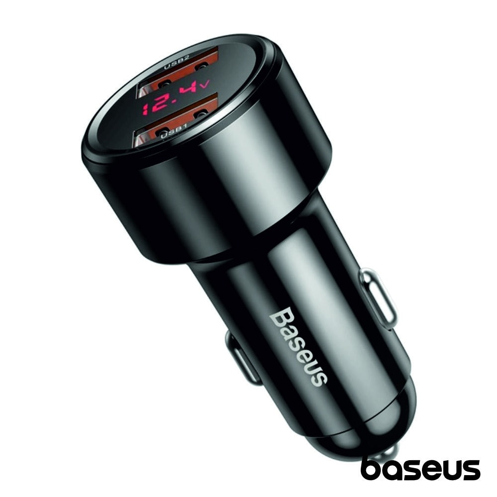 Adaptador Isqueiro Pps 2Xusb-A Qc3.0 45W 6A Baseus - Tauu.pt
