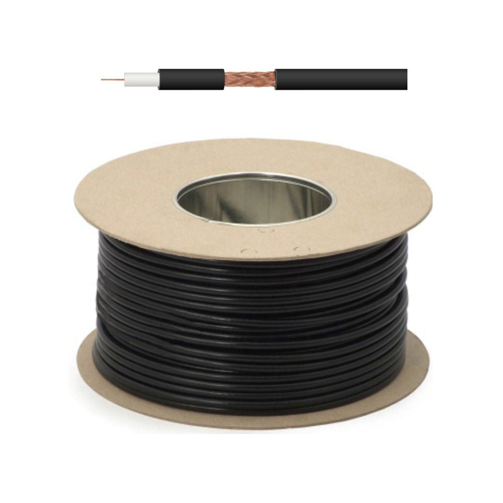 Cabo Coaxial 75 Ohm Rg59 Ø6.2 Preto - Tauu.pt