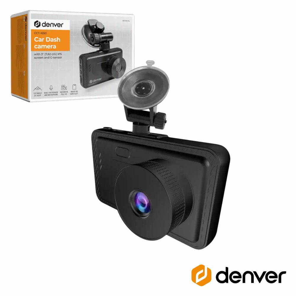 Câmara Vigilância Hd 5Mp P/ Auto Ips 3" 120º Denver - Tauu.pt