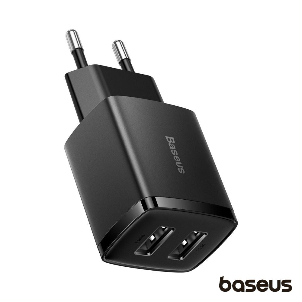 Alimentador Comutado 2Xusb-A 10.5W Preto Baseus - Tauu.pt