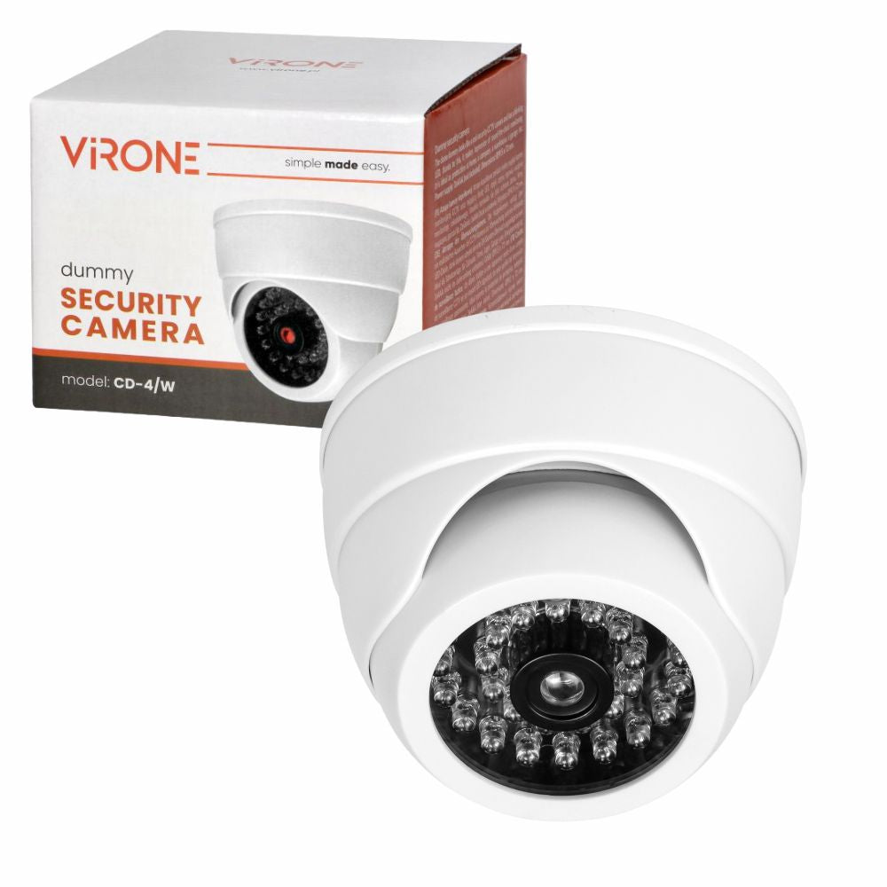 Câmara Vigilância Falsa C/ Led Vermelho Virone - Tauu,pt