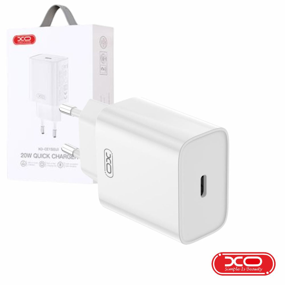 Alimentador 1 Usb-C Pd 20W Branco Xo - Tauu,pt