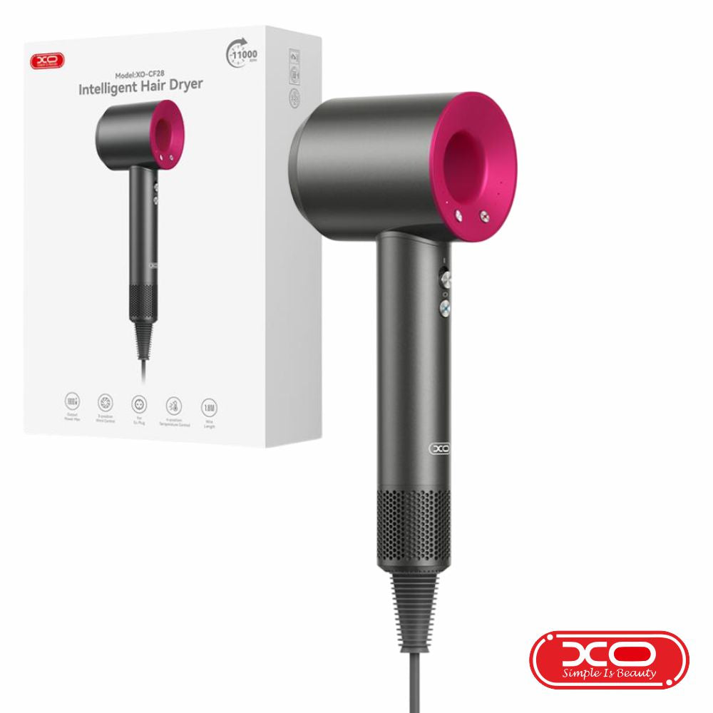 Secador De Cabelo Smart High Speed 1600W Cinzento Xo - Tauu,pt
