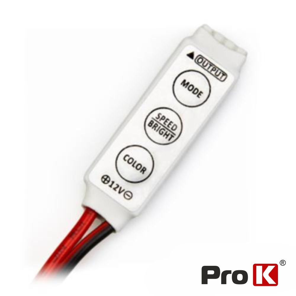 Controlador P/ Fita Leds Rgb 12V Prok - Tauu,pt
