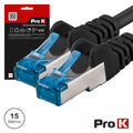 Cabo S/Ftp Cat6E 15M Preto Prok - Tauu,pt