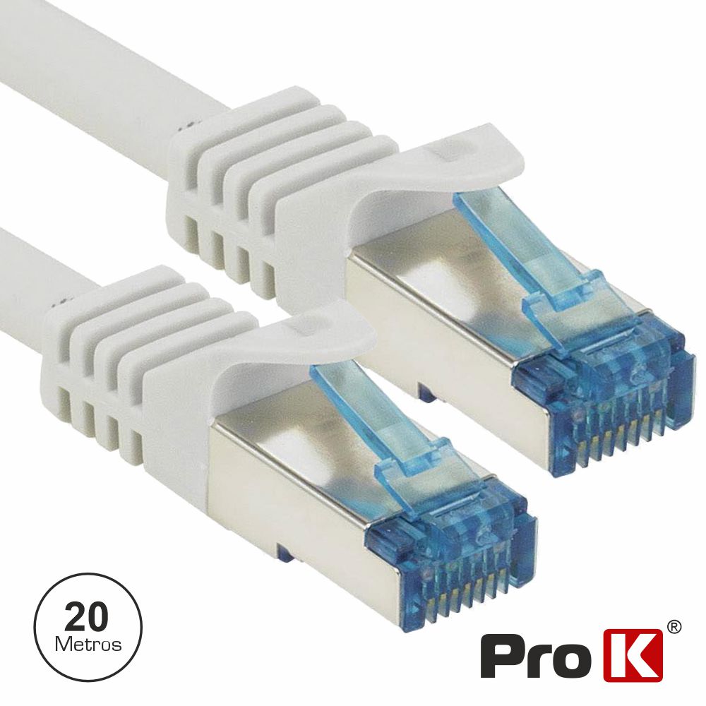 Cabo S/Ftp Cat6E 20M Cinza Prok - Tauu,pt