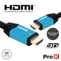 Cabo Hdmi Dourado Macho / Macho C/ Amplificador 30M Prok - Tauu.pt