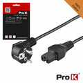 Cabo Alimentação Schuko Macho 3P / Iec C15 Fêmea 1,5M Prok - Tauu,pt