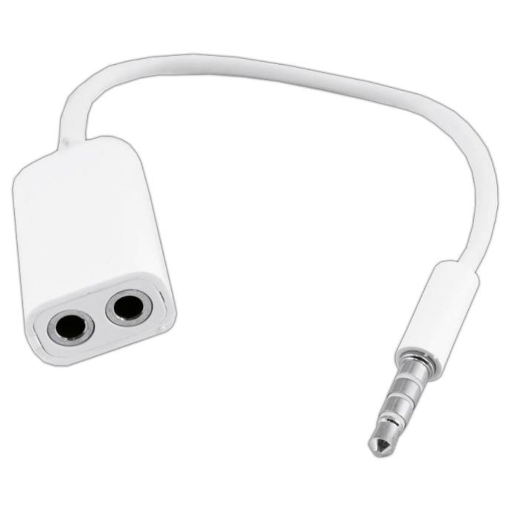 Cabo Adaptador Jack 3,5Mm Macho 4P / 2 Jack 3,5Mm Fêmea - Tauu,pt