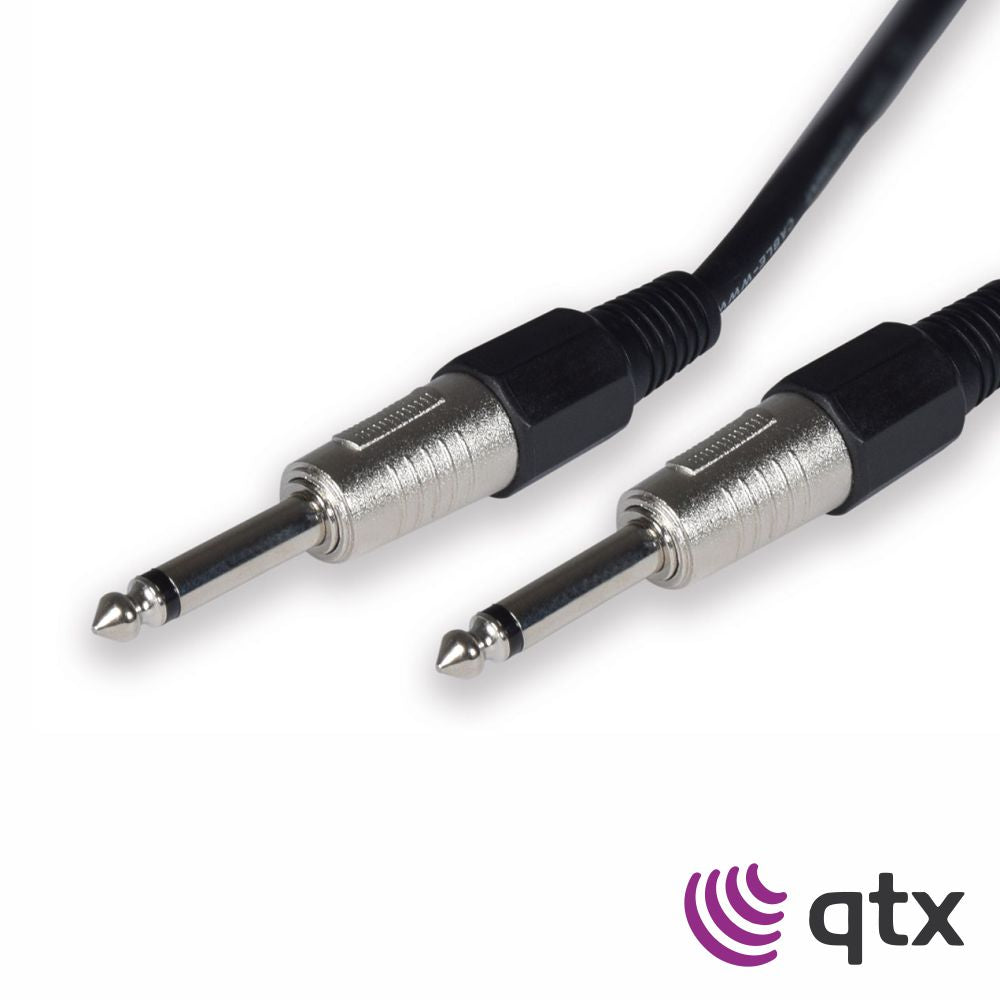 Cabo Guitarra Jack 6,3Mm Mono Macho/Macho 3M Qtx - Tauu,pt