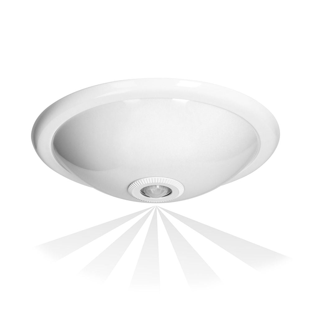 Aplique Led Redondo 2Xe27 2X18W C/ Sensor Movimento Pir - Tauu.pt