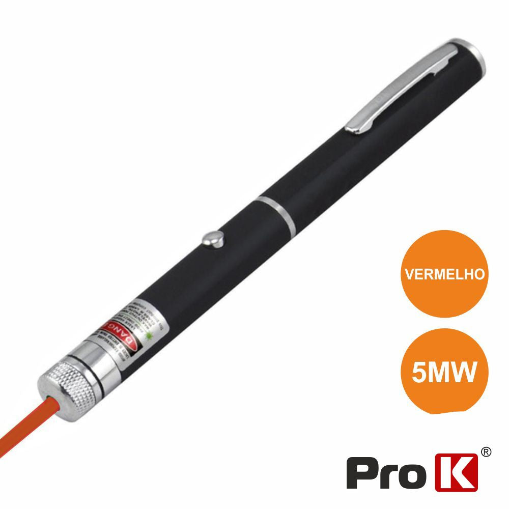 Ponteiro Laser Vermelho 5Mw Prok - Tauu.pt