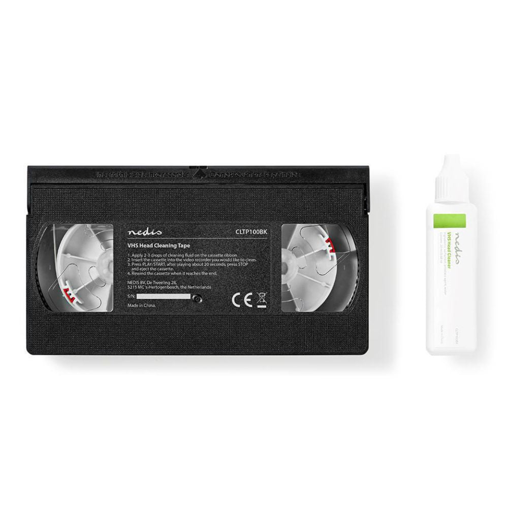 Cassete Vhs C/ Líquido De Limpeza 20Ml - Tauu,pt