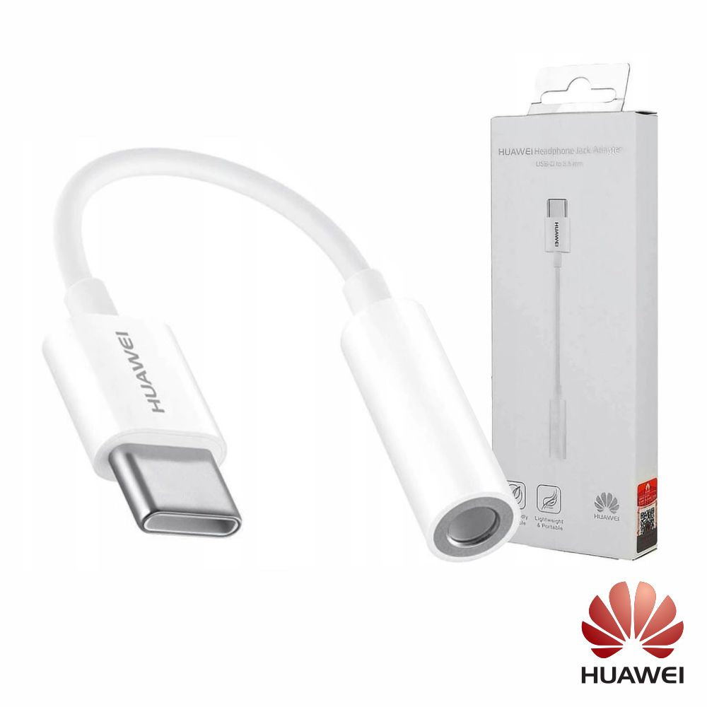 Adaptador Usb-C Macho P/ Jack 3,5Mm Cm20 Branco Huawei - Tauu,pt
