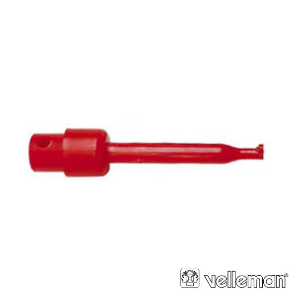 Pinça 40Mm Vermelha Velleman - Tauu,pt