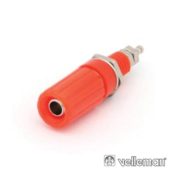 Borne Terminal 44Mm Vermelho Velleman - Tauu.pt