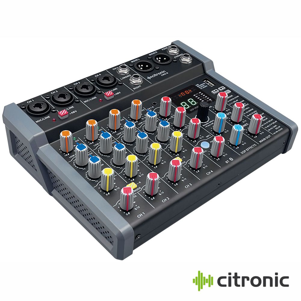 Mesa De Mistura 8 Canais Dsp Usb/Bt Citronic - Tauu.pt