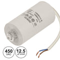 Condensador Arranque 12.5Uf 450V + Terra C/ Fios - Tauu.pt