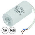 Condensador Arranque 12.5Uf 450V + Terra C/ Fios - Tauu.pt