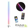 Tubo Led Rgb 1M Bluetooth C/ Suporte Preto Ibiza - Tauu,pt