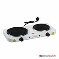 Fogão Elétrico 2 Placas 2500W Branco Melchionifamily - Tauu.pt