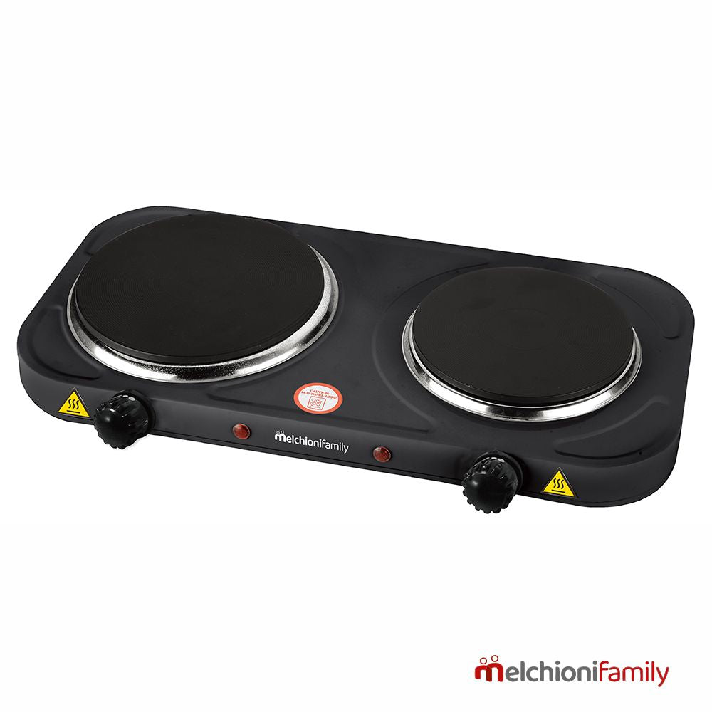 Fogão Elétrico 2 Placas Preto 2500W Melchioni - Tauu.pt