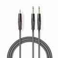 Cabo Jack 3,5Mm Macho St / 2X Jack 6,35Mm Macho Mn 1,5M - Tauu,pt