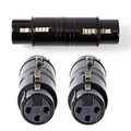Ficha Adaptadora Xlr 3P Fêmea / Xlr 3P Fêmea - Tauu.pt