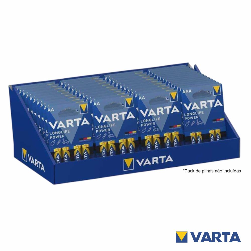Expositor Em Cartão P/ 30 Blisters Aaa 13 Blisters Aa Varta - Tauu.pt