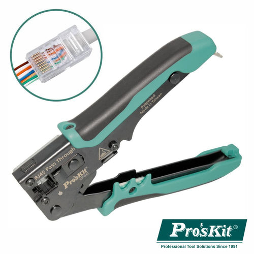 Alicate De Cravar Fichas 8V8C/Rj45 Proskit - Tauu.pt