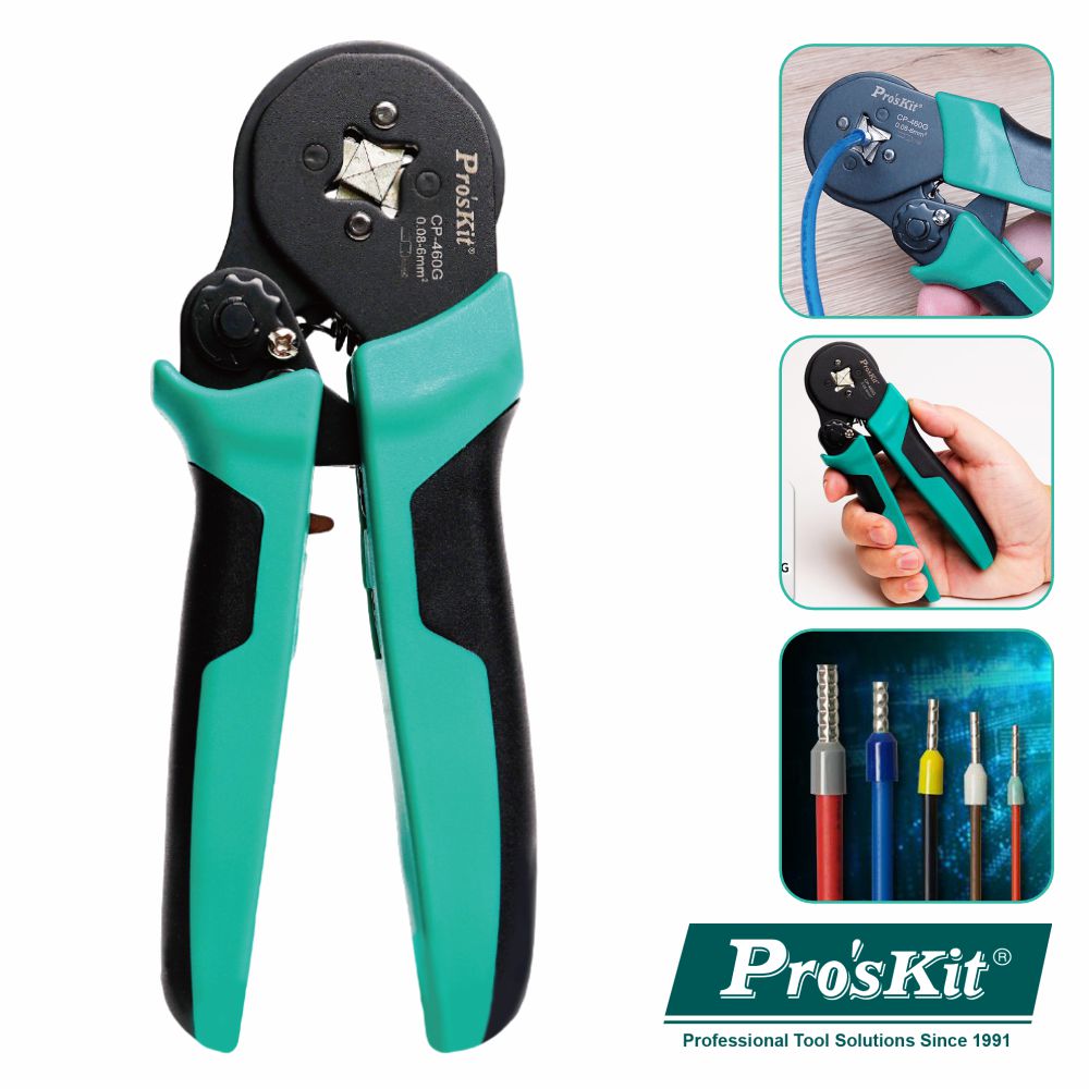 Alicate De Cravar Ponteiras 0.08/6Mm² Proskit - Tauu.pt