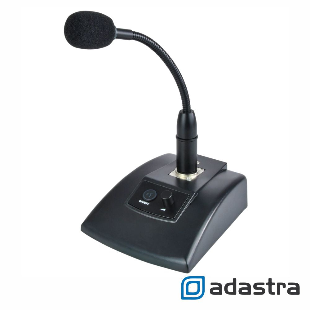 Microfone Conferência Condensador Com Base Xlr Adastra - Tauu,pt