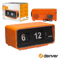 Relógio Despertador Fm Pll Retro Laranja C/ Palhetas Denver - Tauu.pt