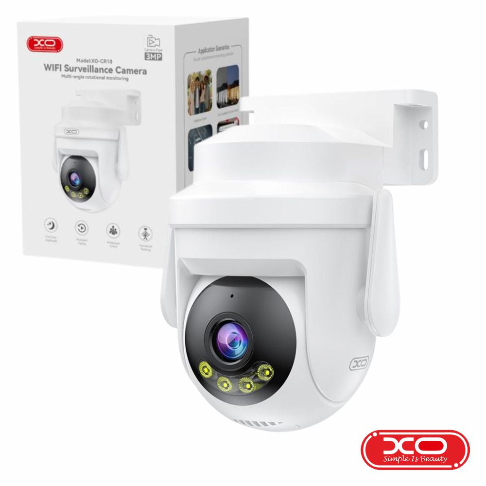 Câmara Vigilância Ip H.264 1296P 3Mp Wifi+Bt Xo - Tauu.pt